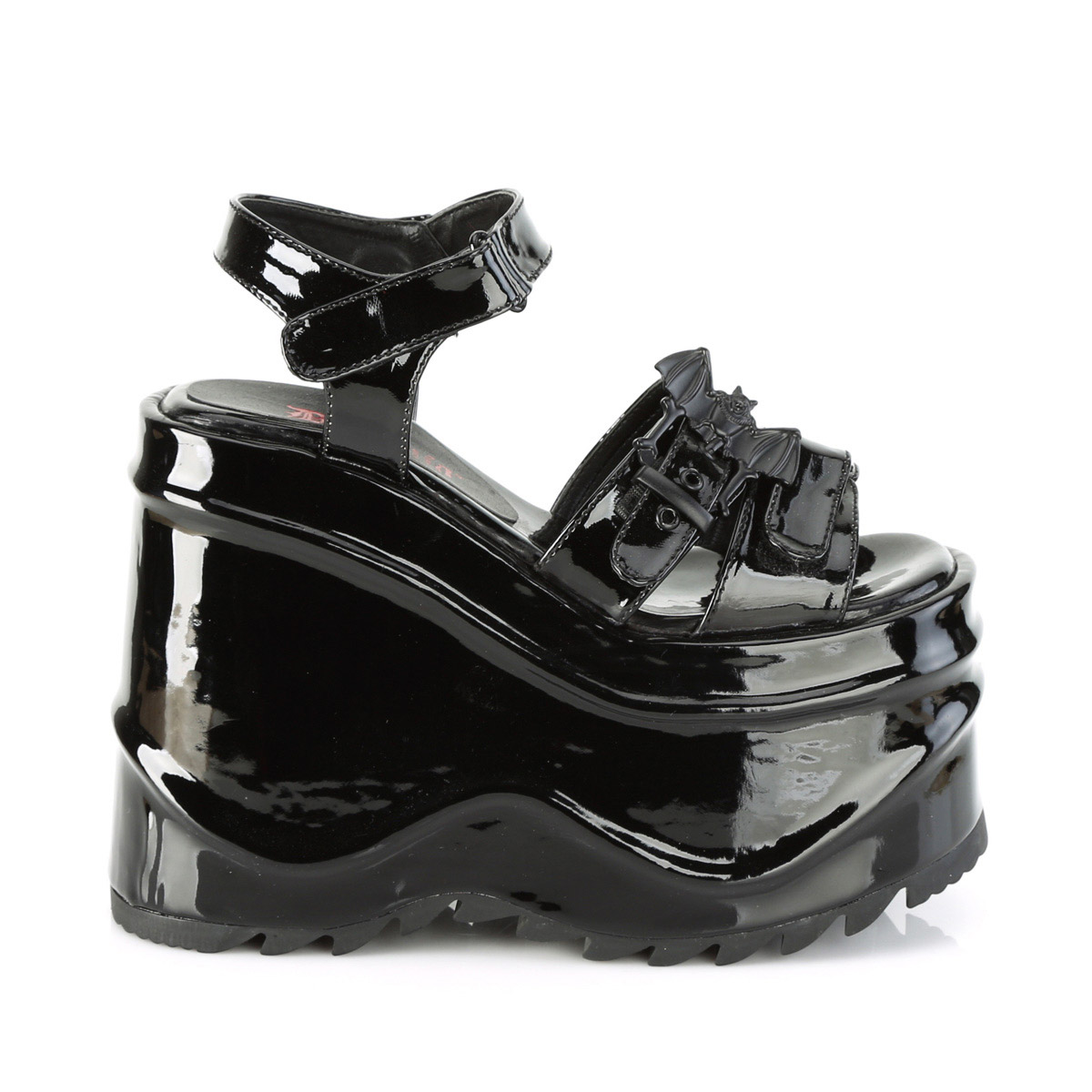 Sandalias Pleaser Demonia 6" Cuña Pf Gancho Lazo Correa al Tobillo Adulto Mujer Onda/13 - Imagen 6 de 16