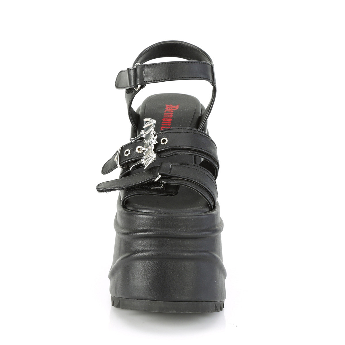 Sandalias Pleaser Demonia 6" Cuña Pf Gancho Lazo Correa al Tobillo Adulto Mujer Onda/13 - Imagen 8 de 16