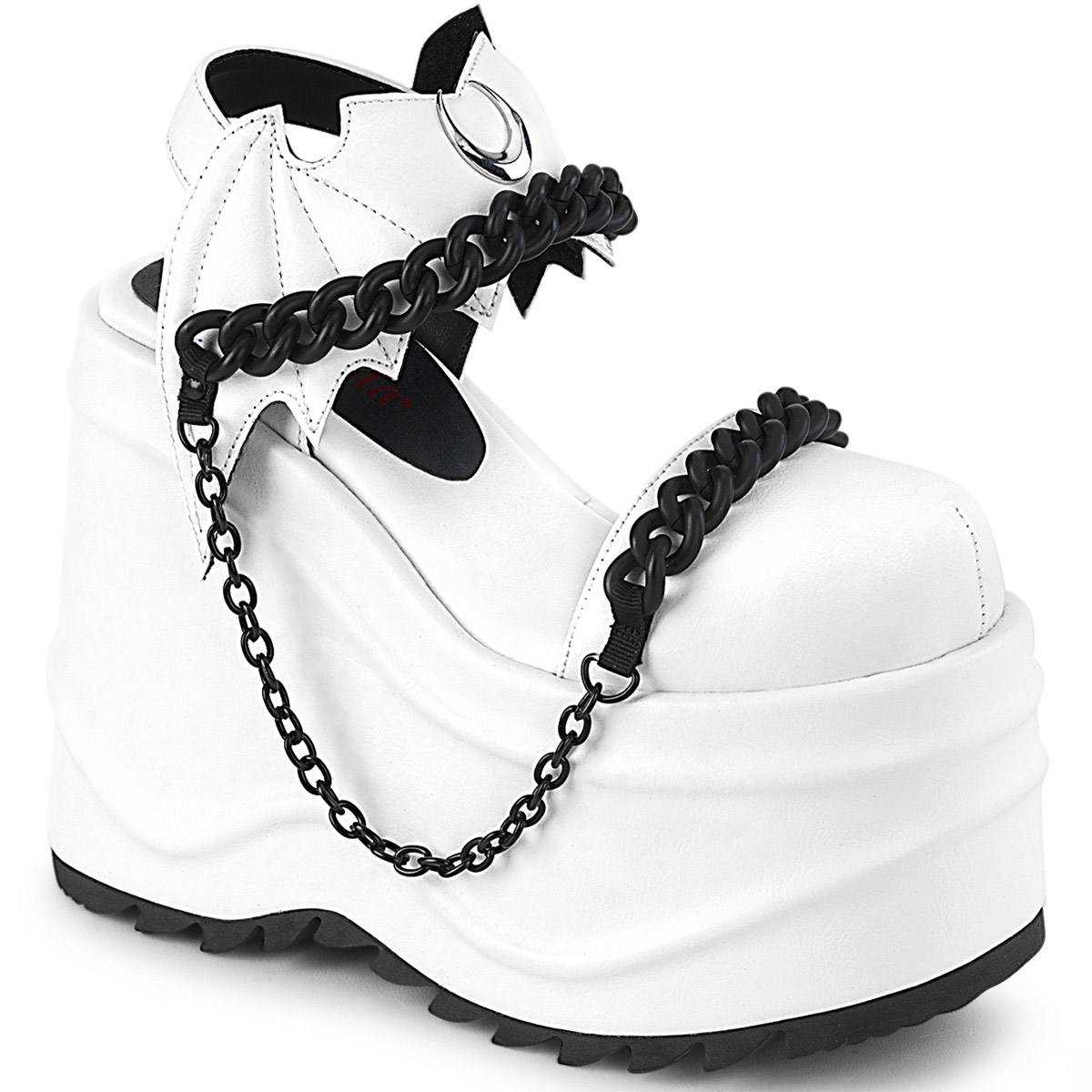 Pleaser Demonia 6" Wedge Pf Close Toe Ankle Strap Sandals Adult Women Wave/20 - Picture 8 of 8