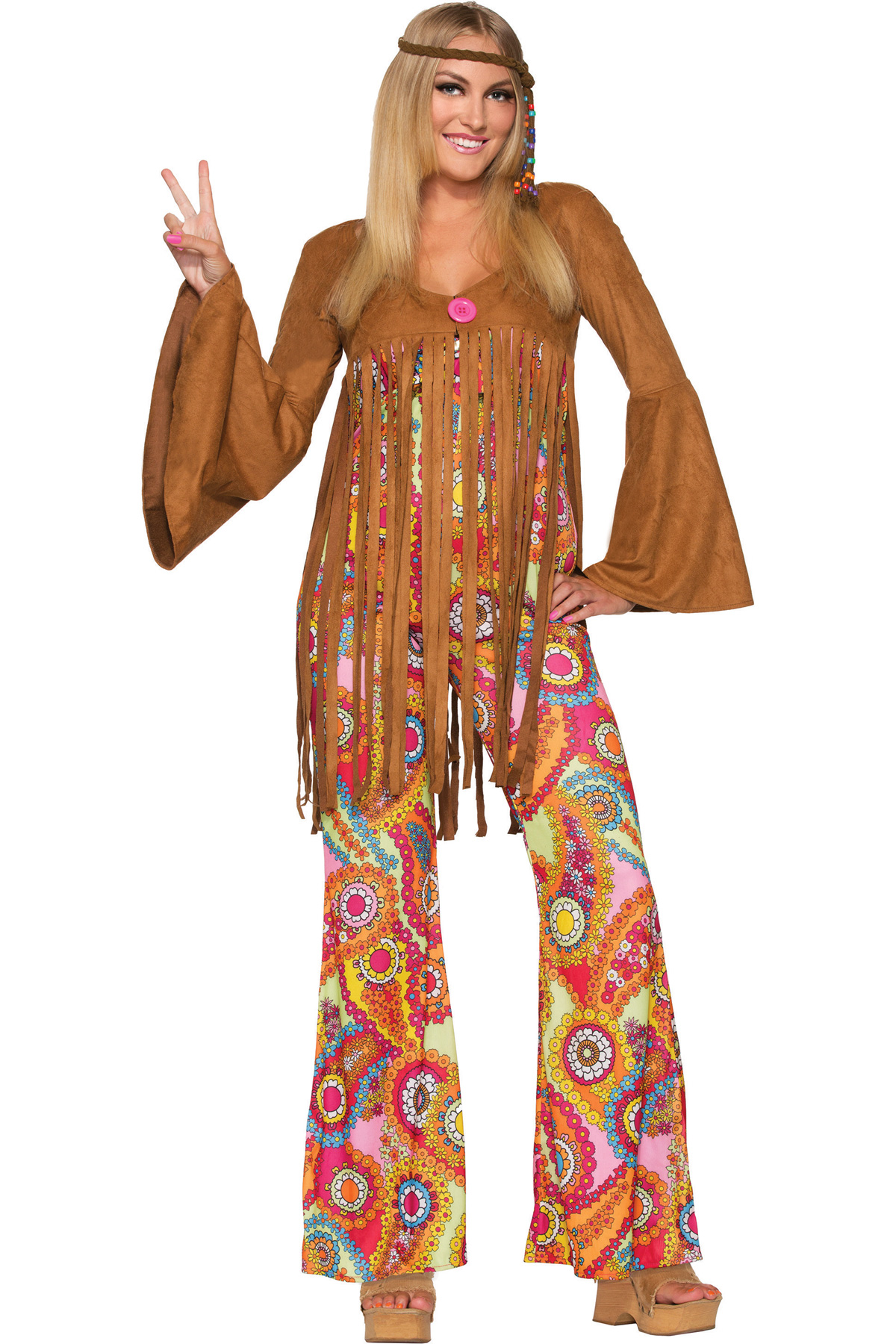 Платья в стиле хиппи и диско 1970х