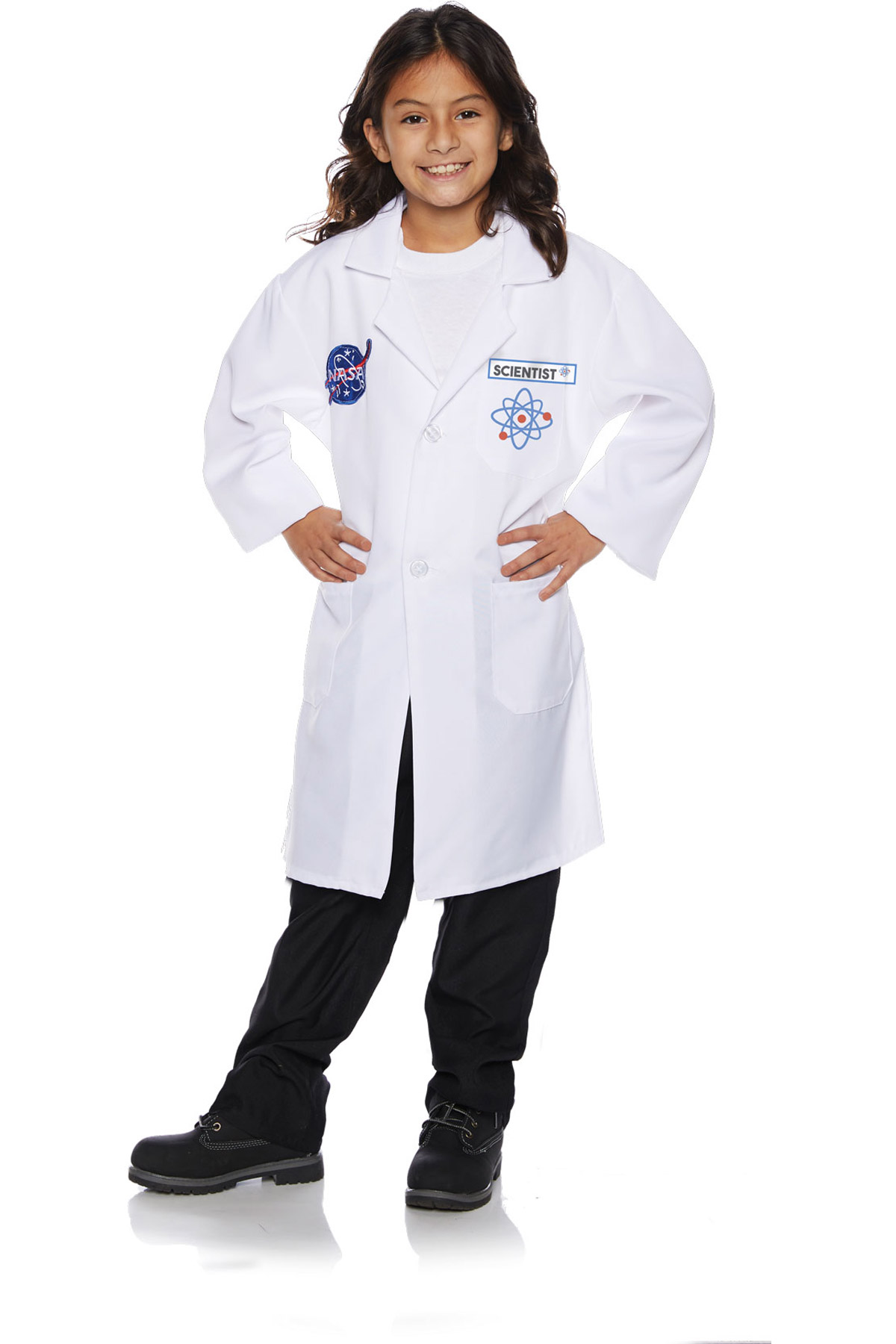 harmonisk vækstdvale Plys dukke Rocket Scientist Lab Coat NASA Halloween Dress Up Space Costume Child Girls  | eBay