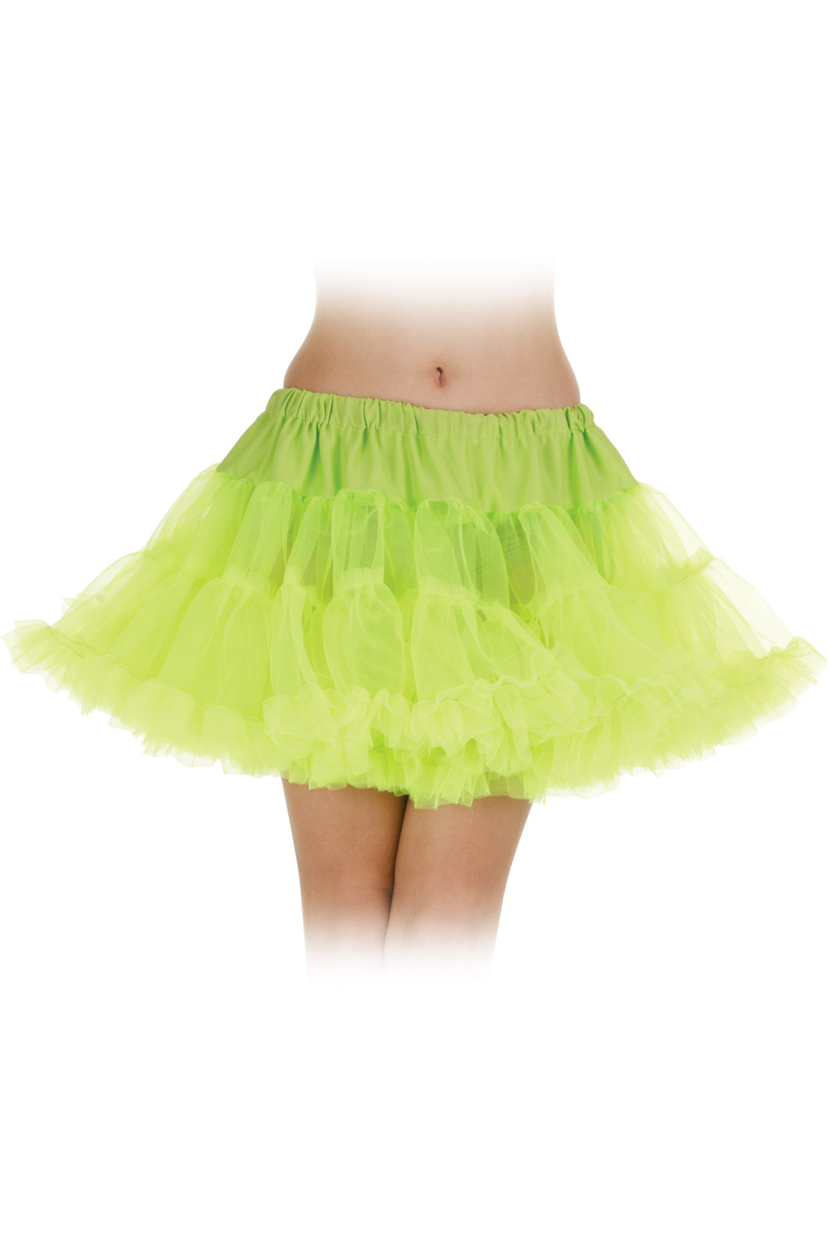Cute Neon Green Two Layer Tutu Skirt Dancer Costume Skirt Accessory ...