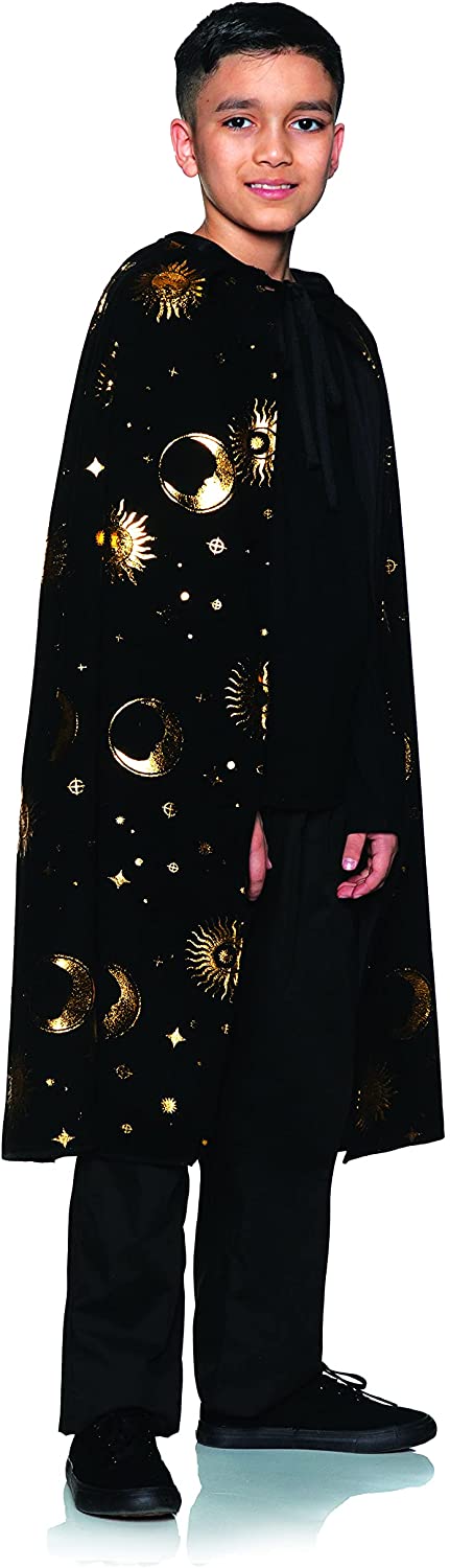 Underwraps Celestial Wizard Cape Child Boys Costume Sorcerer 20071