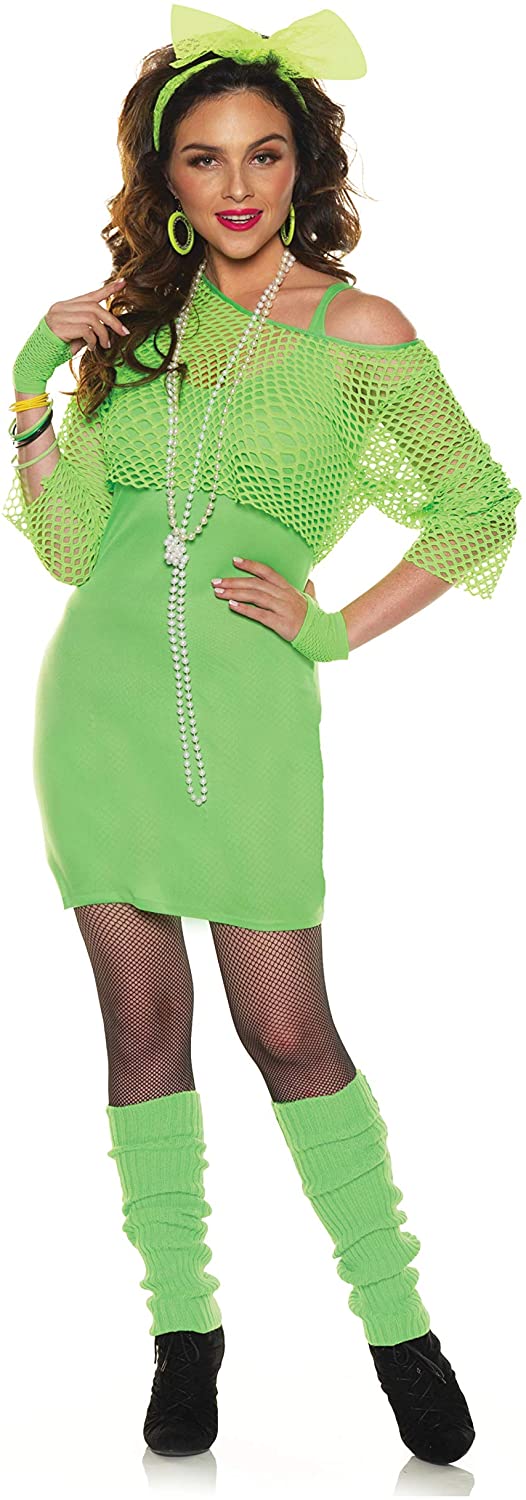 Underwraps Totally 80S Inspired Fresh Mini Dress Adult Women Costume ...