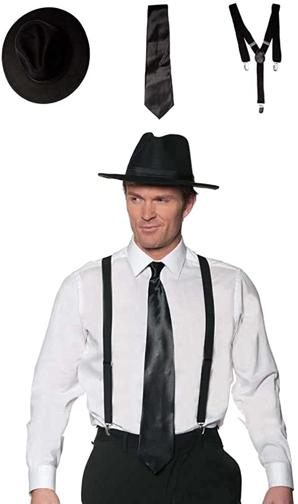 Underwraps Gangster Accessory Kit Adult Men Costume 30398 EBay