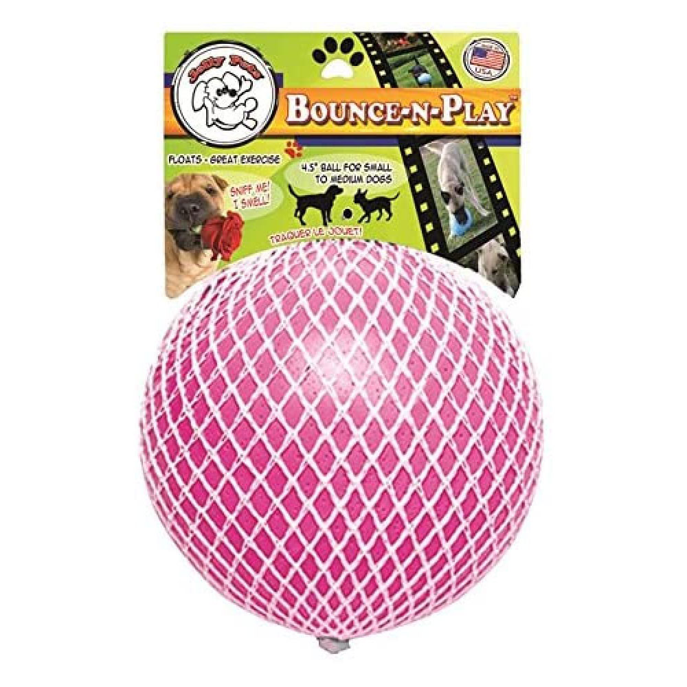 881155 Bouncenplay Dog Toy 45inch Pink