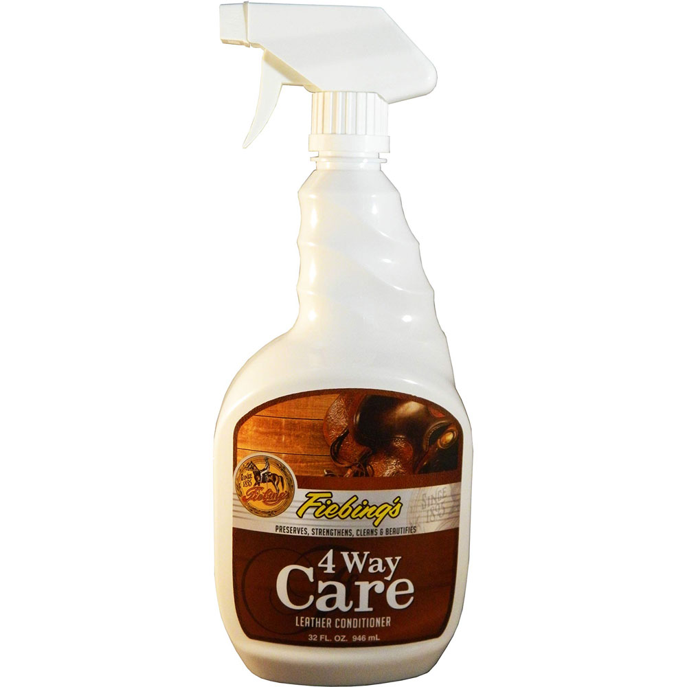 Fiebings 4 Way Care Leather Conditioner Spray 32 Oz Cleaner