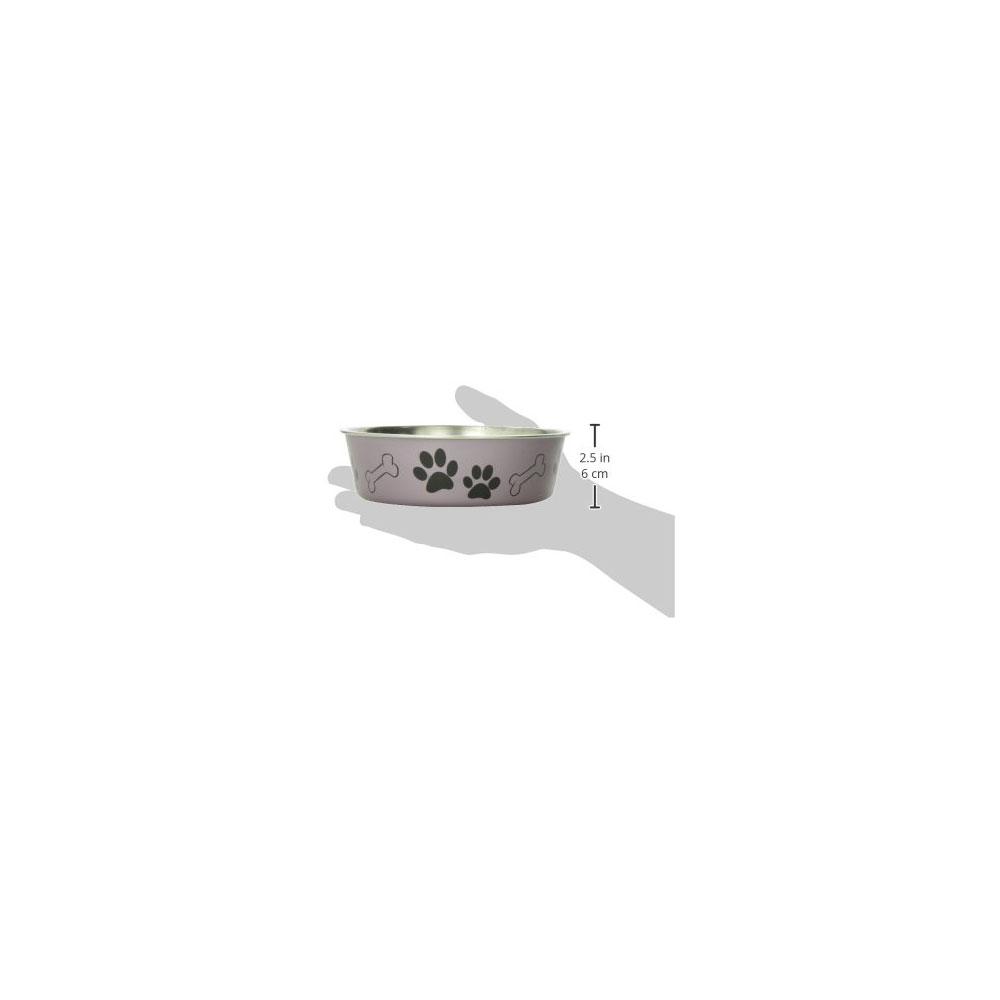 Loving Pets Bella Dog Bowls Stainless Steel & Cat Spill Proof Food Bowl Puppy Es