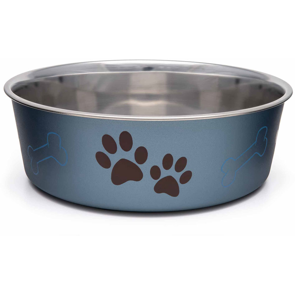 Water Bowl No Tip Stainless Steel Pet Skid Spil