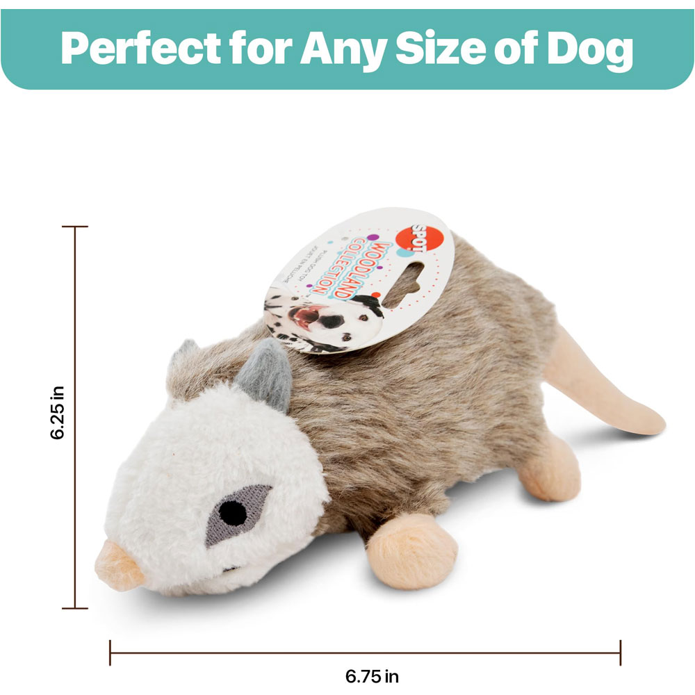 Spot Ethical Pet Woodland Collection Possum | Dog Squeak Toys Grunt Toy Puppy Pl