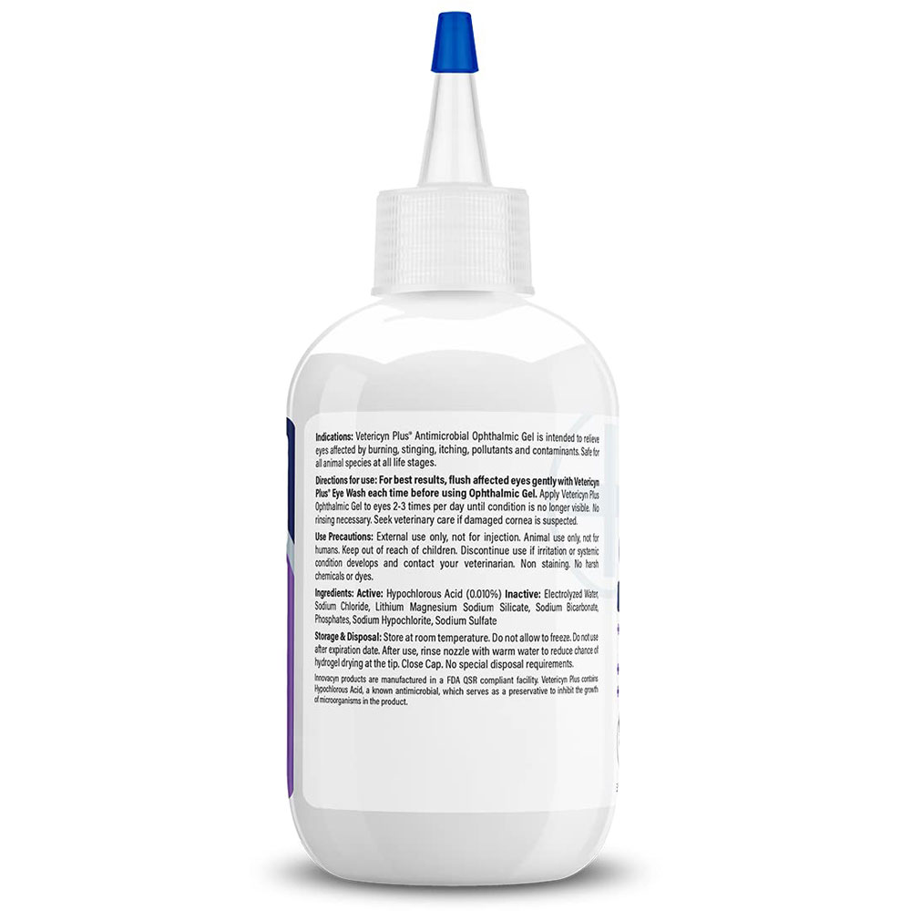 Vetericyn Plus Antimicrobial Ophthalmic Gel Eye Repair Lubricant For