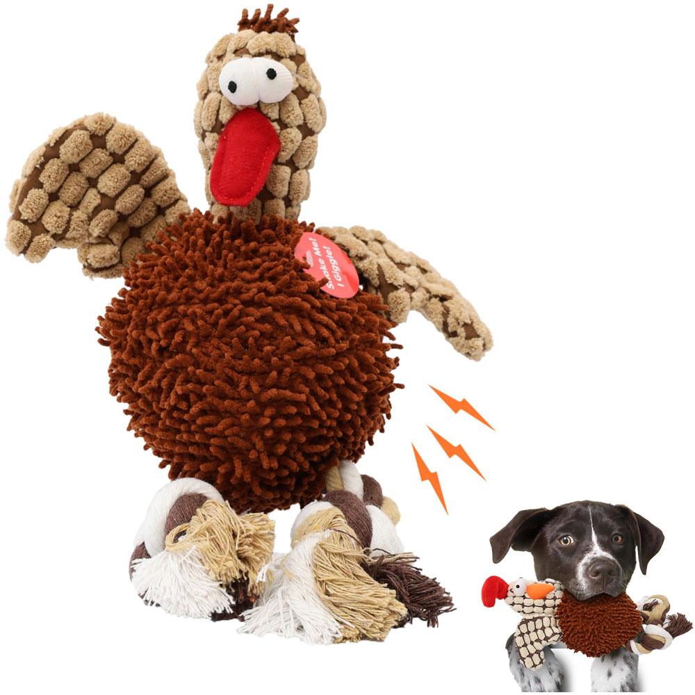 Spot Ethical Pets Gigglers Chicken Dog Toy 12Inch Assorted