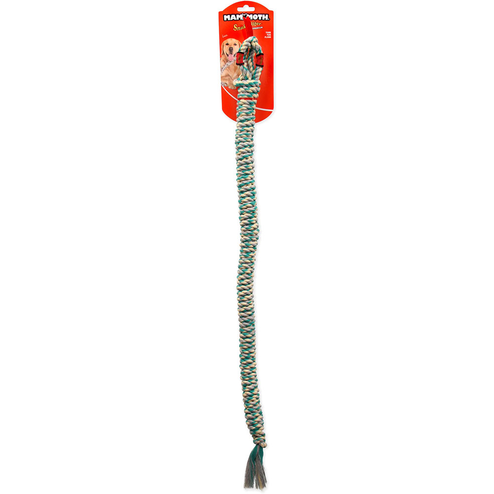 Mammoth Snakebiter Rope Tug 34 Inch Medium Dog Toy
