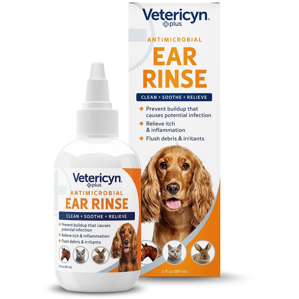 Vetericyn Plus Antimicrobial Ear Rinse For Dogs