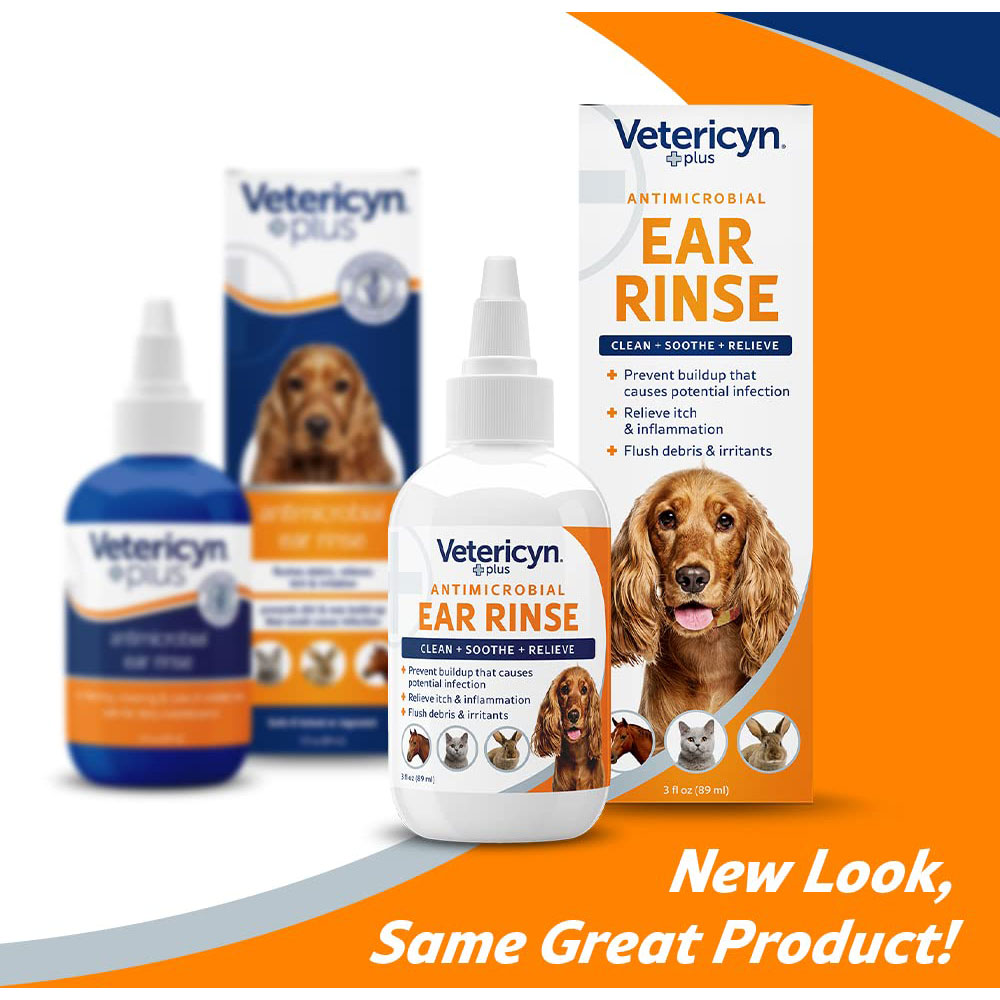 Vetericyn Plus Antimicrobial Ear Rinse For Dogs