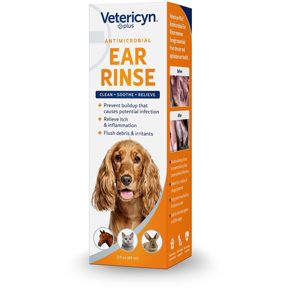 Vetericyn Plus Antimicrobial Ear Rinse For Dogs