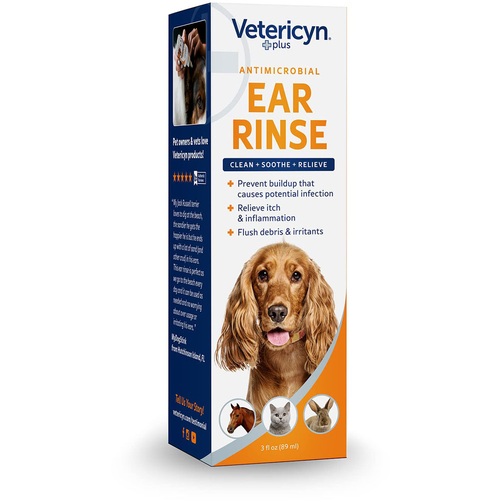 Vetericyn Plus Antimicrobial Ear Rinse For Dogs