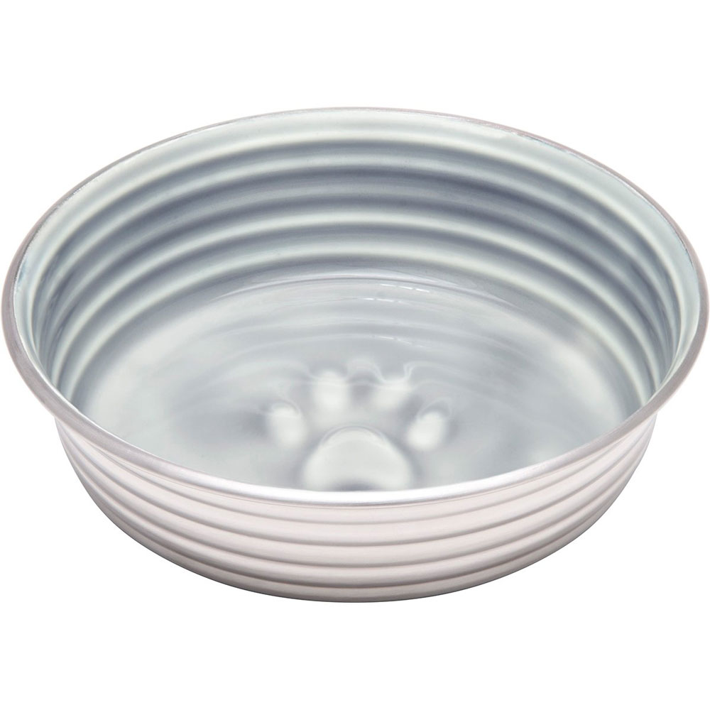 Water Bowl Enamel Ceramic No Tip Stainless Steel Pet