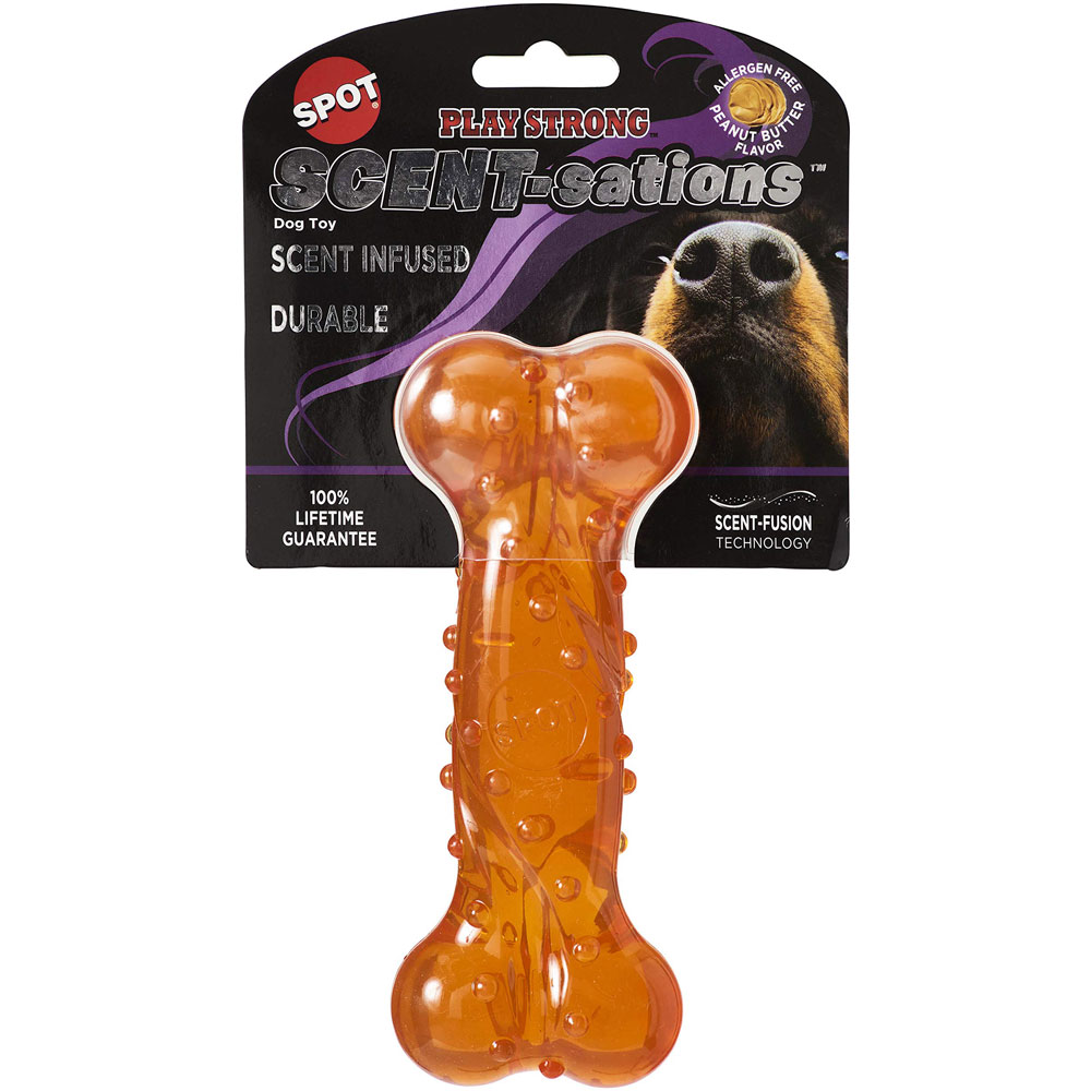 Spot Ethical Pet Products 68054591: Toy Scentsation Bone Peanut Butter 6In