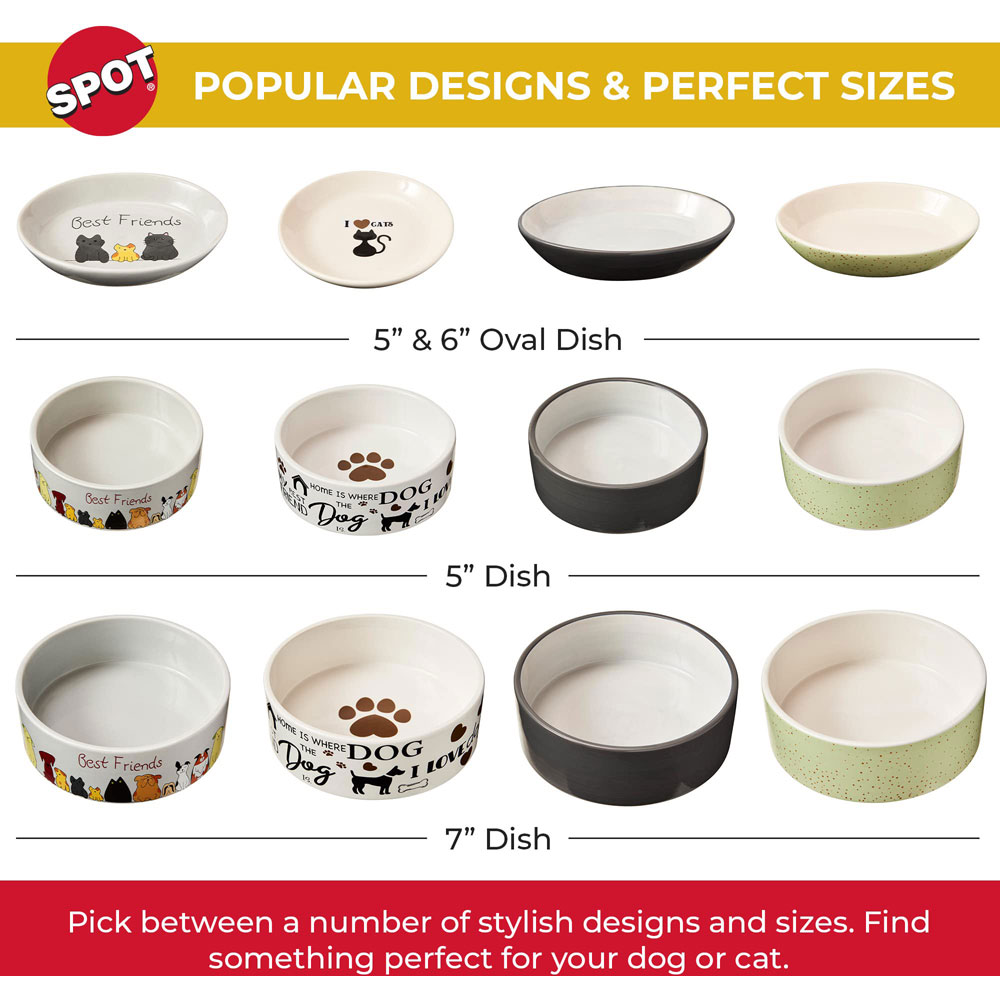 Spot Ethical Pet Products 68054695: Dish Best Friend Oval 7In