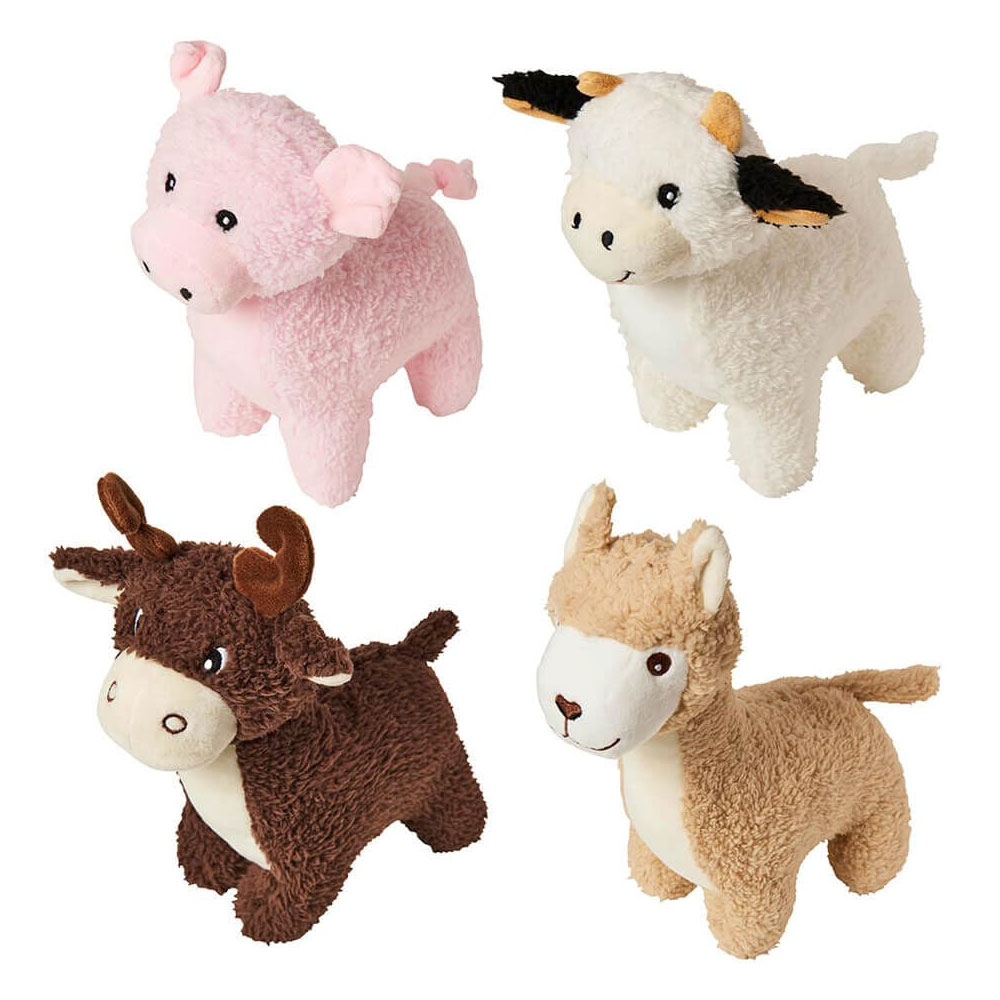 Spot Ethical Pet Products 68054708: Love The Earth Dog Toy Farm Animals Assorted