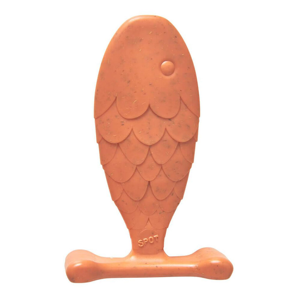 Ethical Pet Bambone Fish Salmon Dog Toy 1Ea/7 In-image