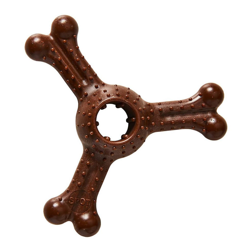 Ethical Pet Bambone Plus Triple Chew Dog Toy Bison 1Ea/7 In