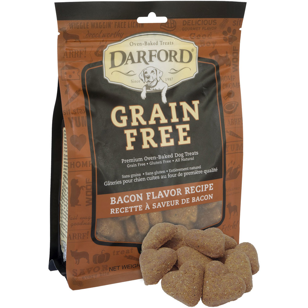 Darford Grain Free Bacon Flavor Oven Baked Dog Treats 12 Oz 12Oz