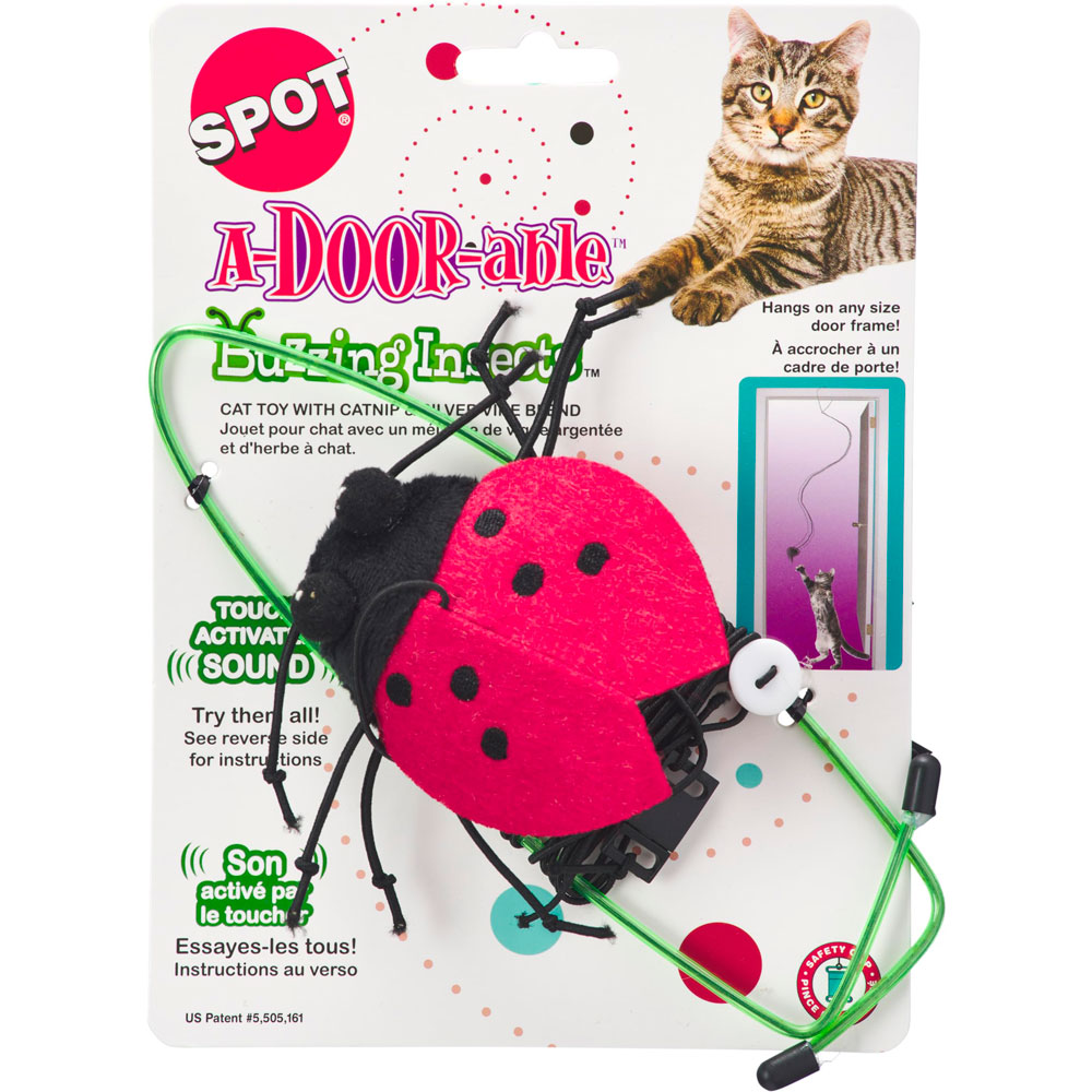 Spot Adoorable Buzzing Insect Cat Toy With Touch Activated Sound
