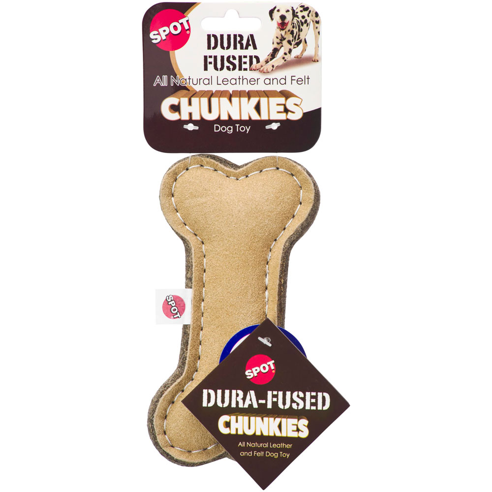 Spot Durafused Chunkies Bone All Natural Leather And Felt Do