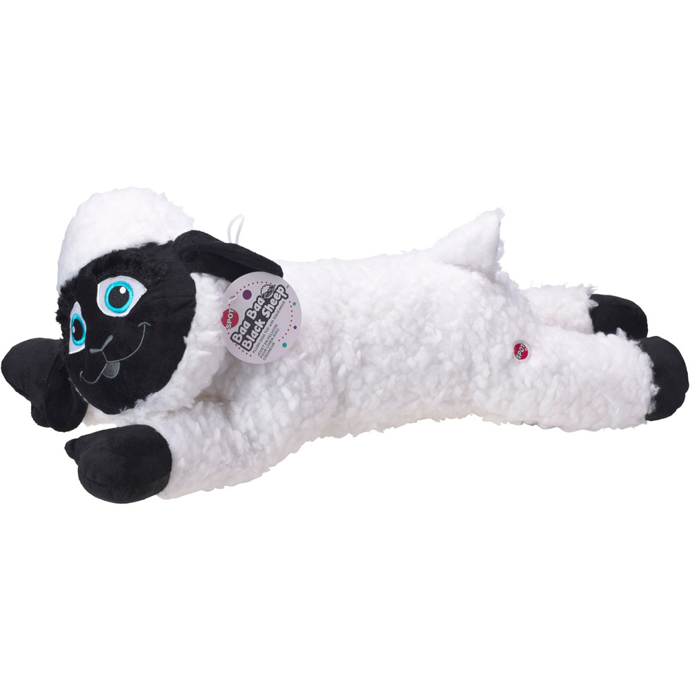 Spot Baa Black Sheep Plush Dog Toy Cute And Cuddly Fleece With Squeaker Jumbo Si