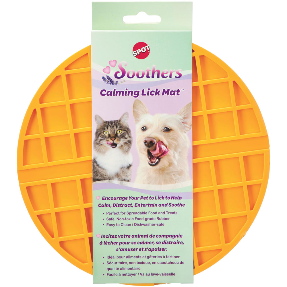 Spot Soother Lick Mat Dog Licking Mat For Medium And Large Dogs Puppies Food Gra