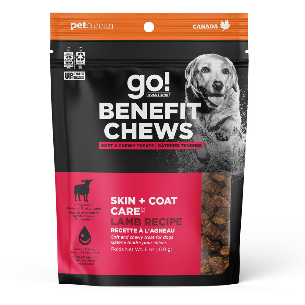 Go! Solutions Skin + Coat Care Lamb Dog Treats Soft And Chew