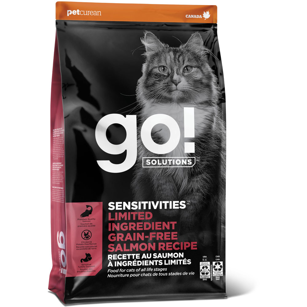 Petcurean Go! Solutions Sensitivities Salmon Limited Ingredient 12Lb