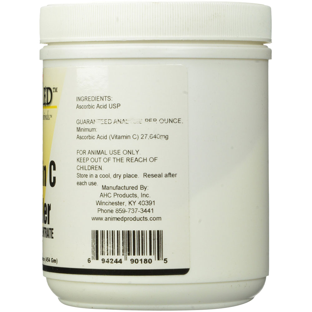 Animed Pure Vitamin C Powder Super Concentrate 16 Ounce