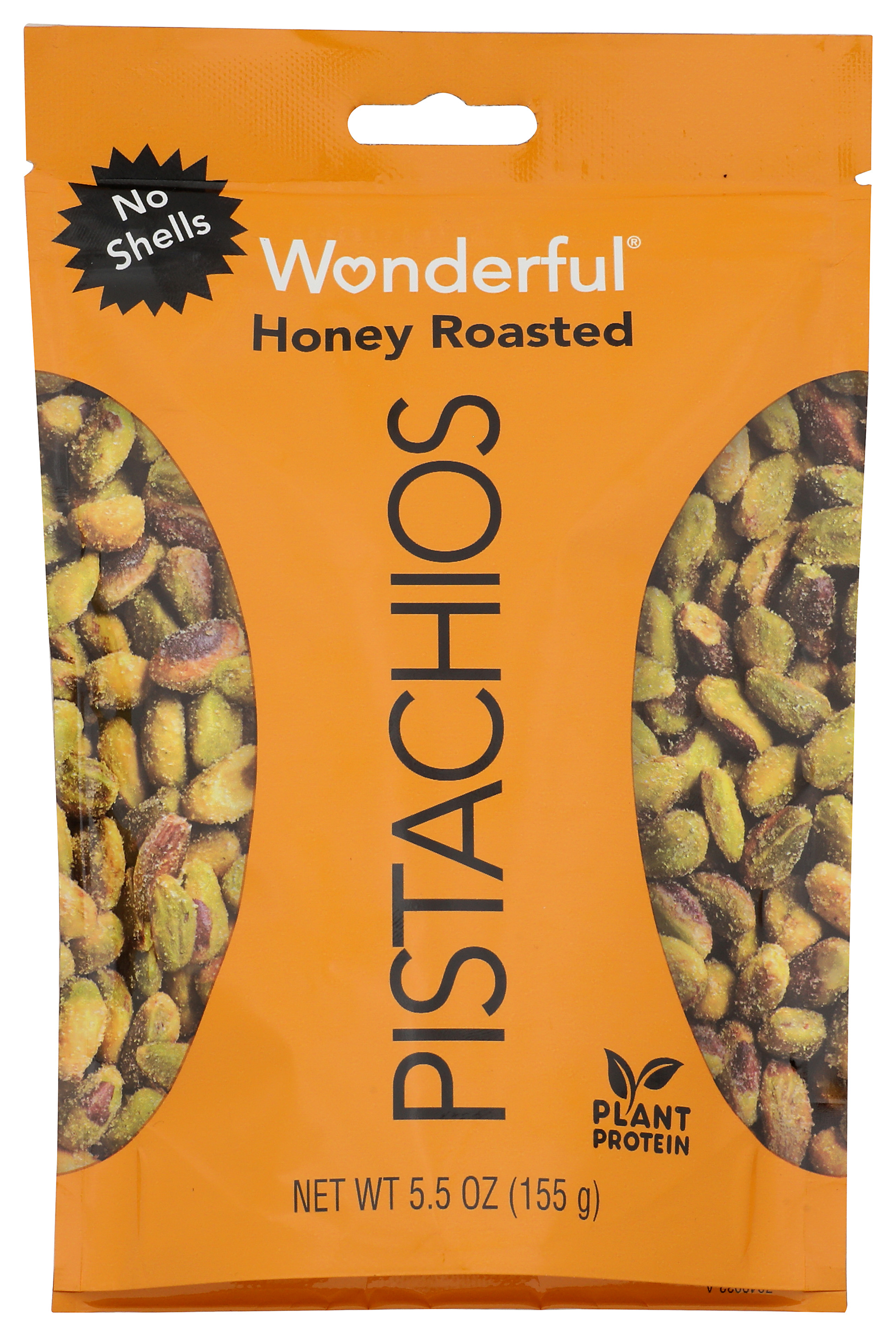 Honey Roasted No Shell Pistachios Wonderful 5.5 Oz