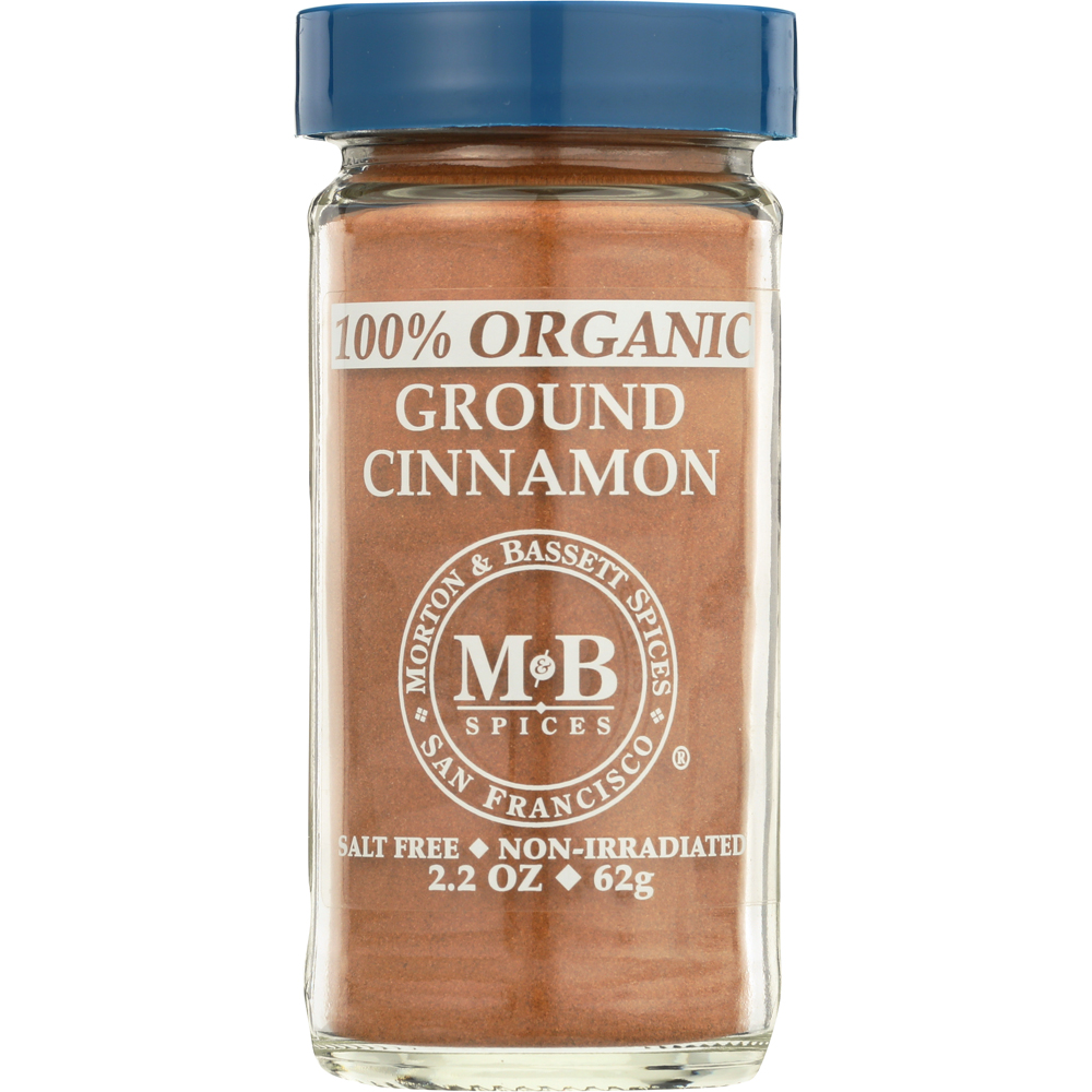 Morton & Bassett Organic Ground Cinnamon 2.2 Oz