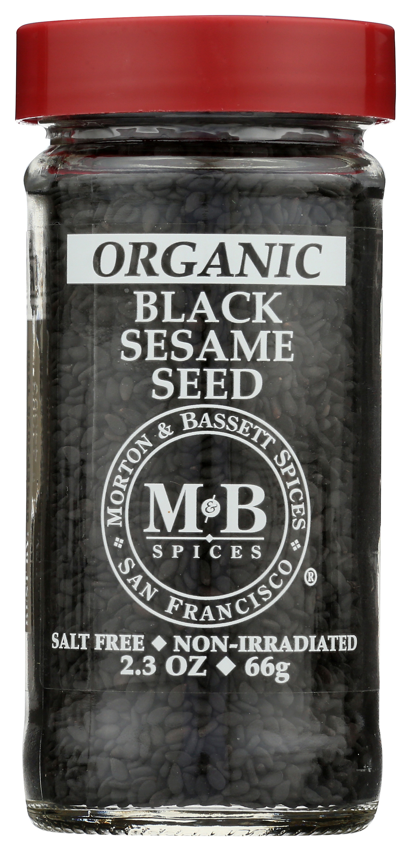 Organic Black Sesame Seeds Morton & Bassett 2.3 Oz Seed
