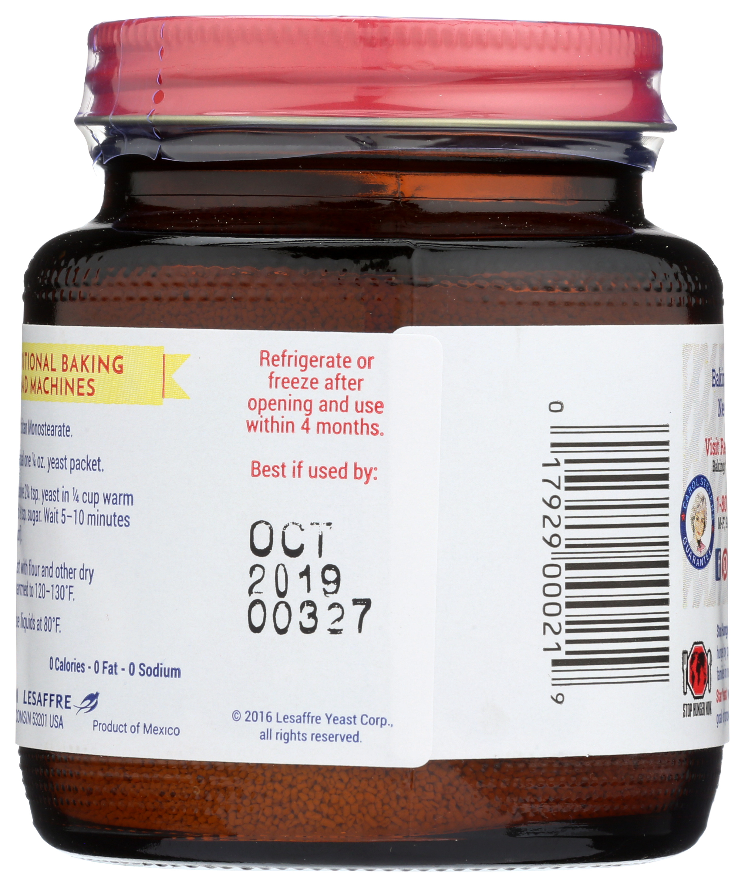 Red Star Active Dry Yeast 4Oz Jar Baking 4 Oz