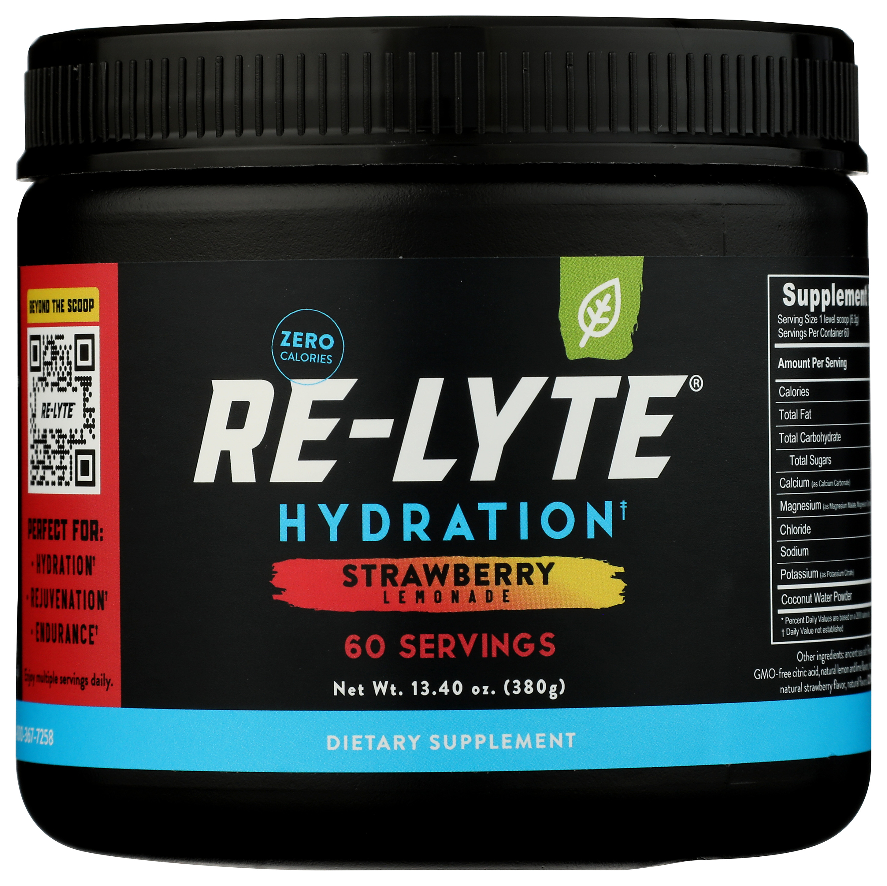 Re-Lyte Electrolyte Hydration Powder Strawberry Lemonade 60 Servings