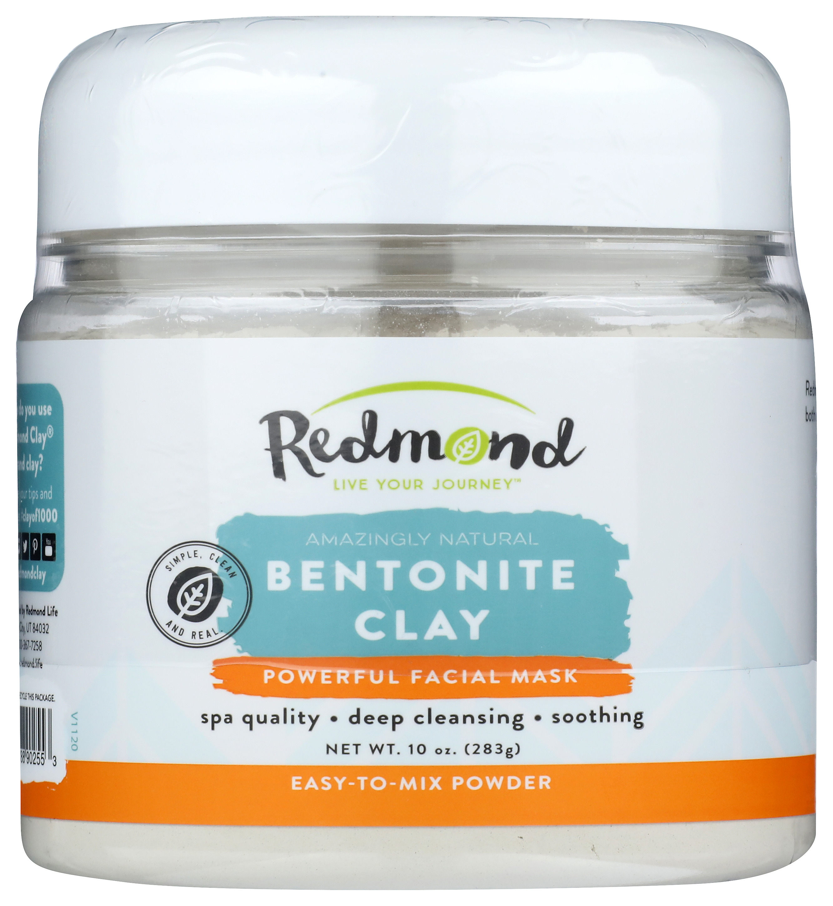 Redmond Bentonite Clay 10 Oz Powerful Facial Mask Powder