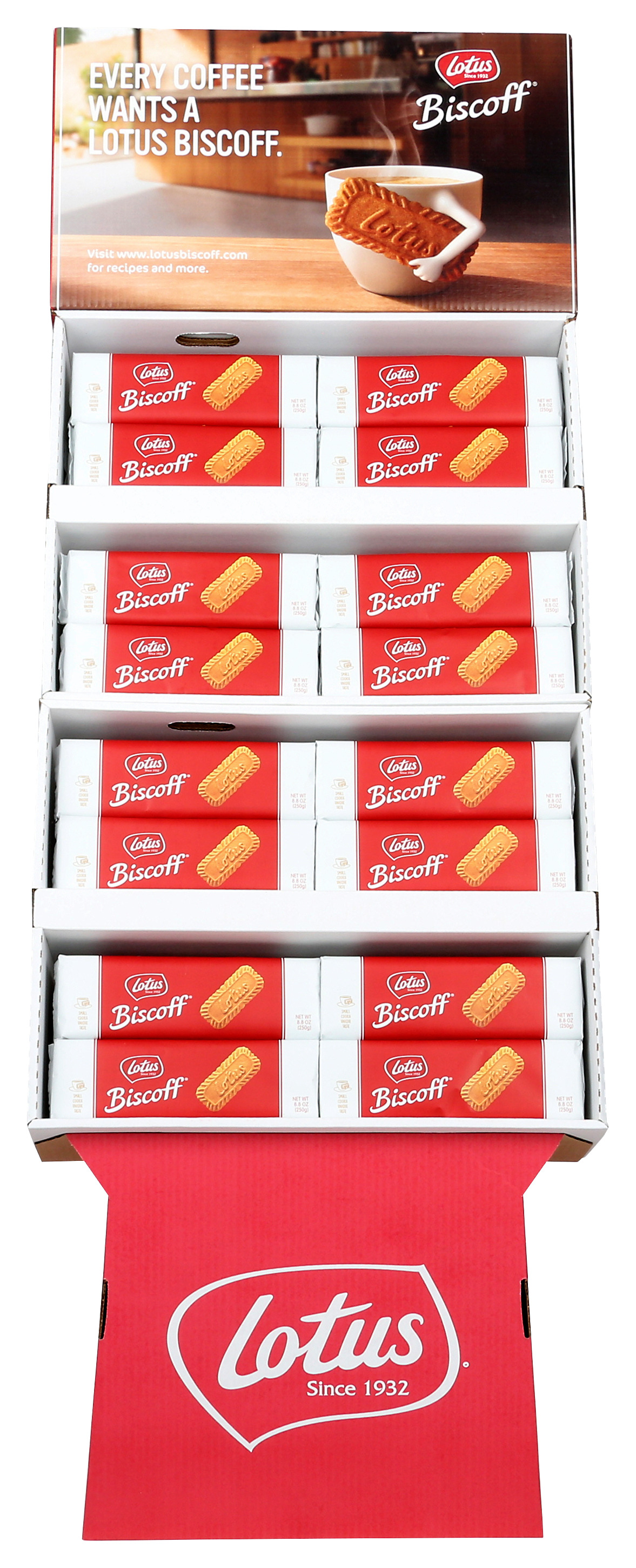 Lotus Biscoff Cookies 8.8 Oz Sleeve Caramelized Biscuits