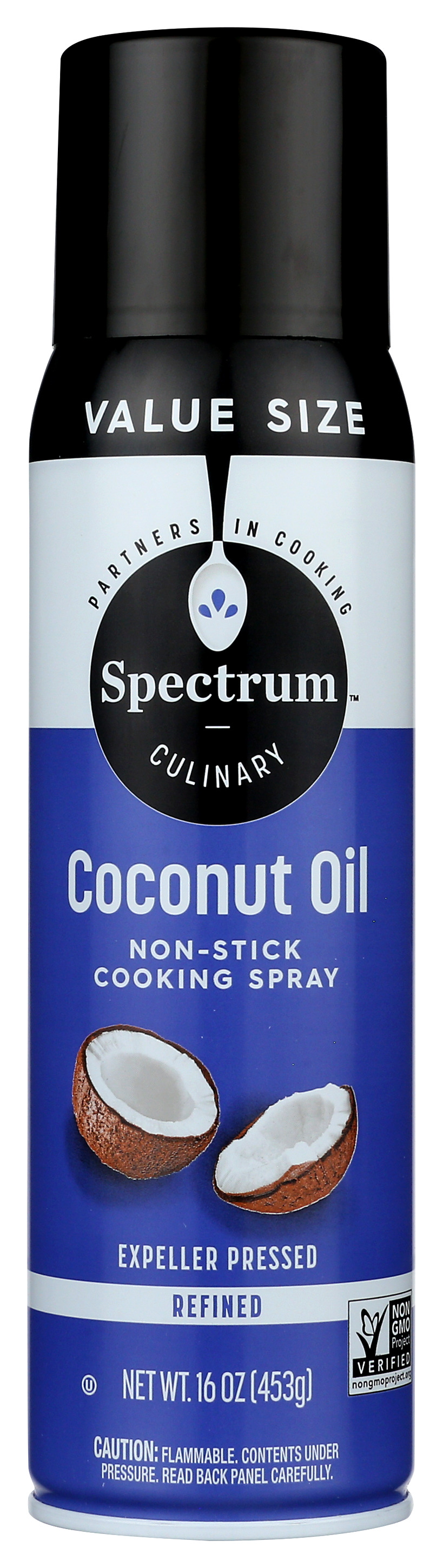16 Oz Spectrum Expeller Pressed Coconut Oil Spray