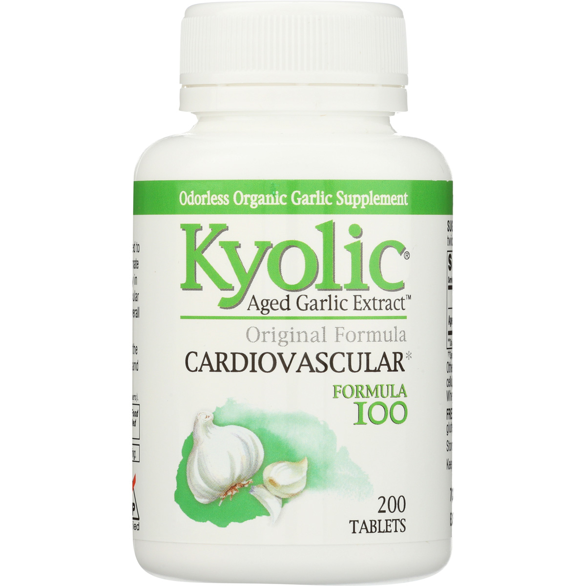 Kyolic Aged Garlic Extract Cardiovascular Formula 100 Supplement 200