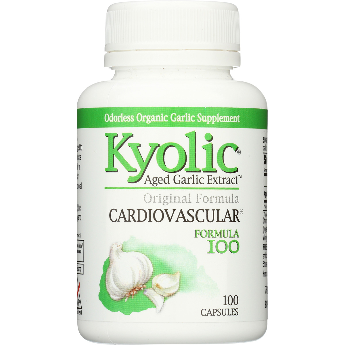 Kyolic Aged Garlic Extract Supplement Formula 100 Capsules