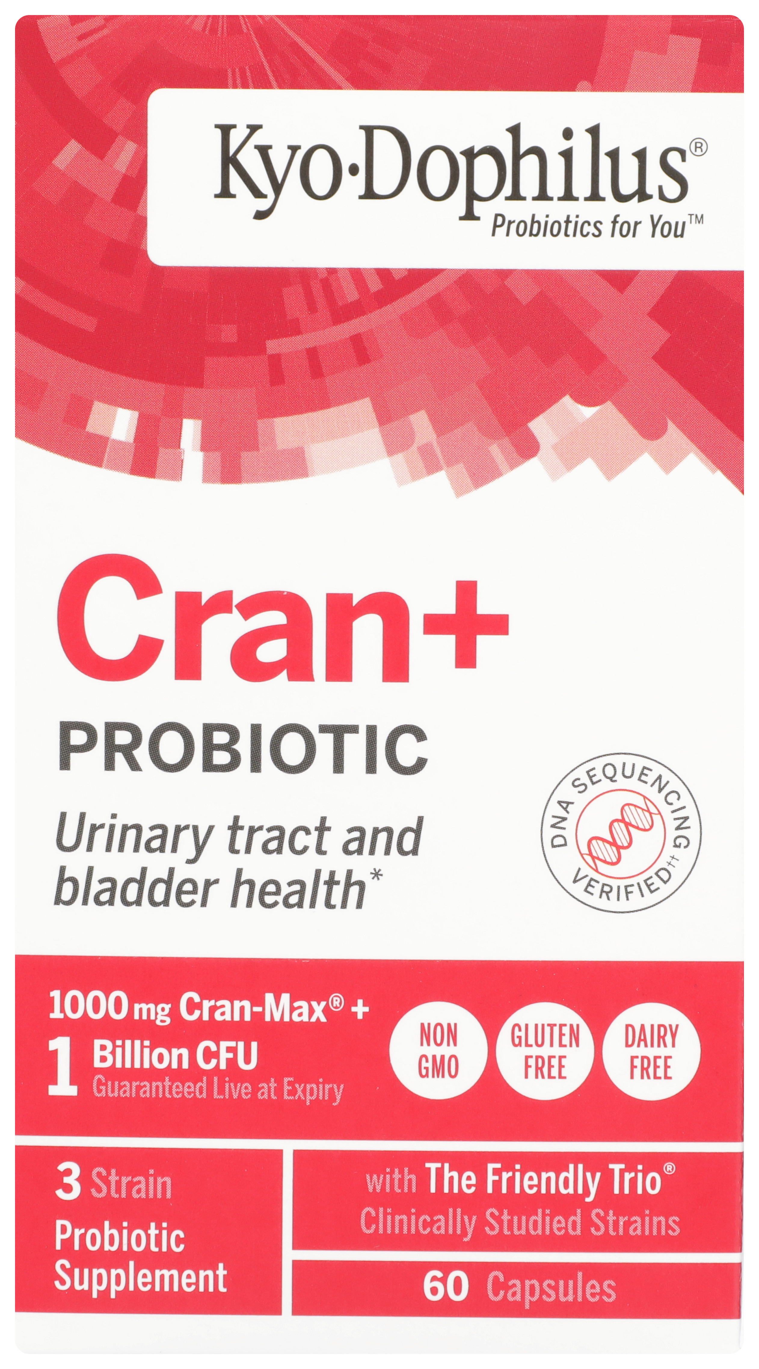 Kyo-Dophilus Cran Plus Probiotic Supplement 60 Capsules