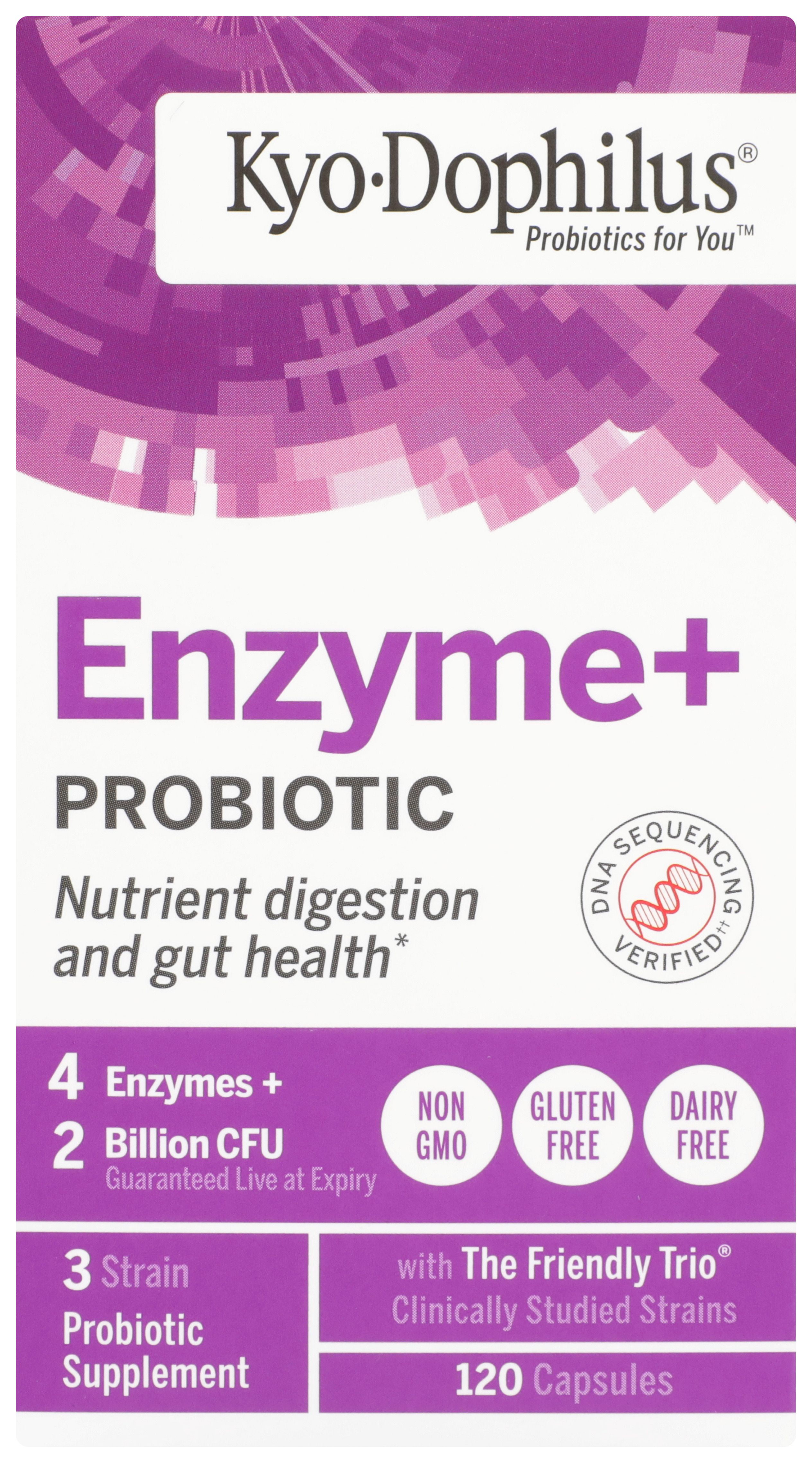 Kyo-Dophilus Enzyme Probiotic 120 Capsules
