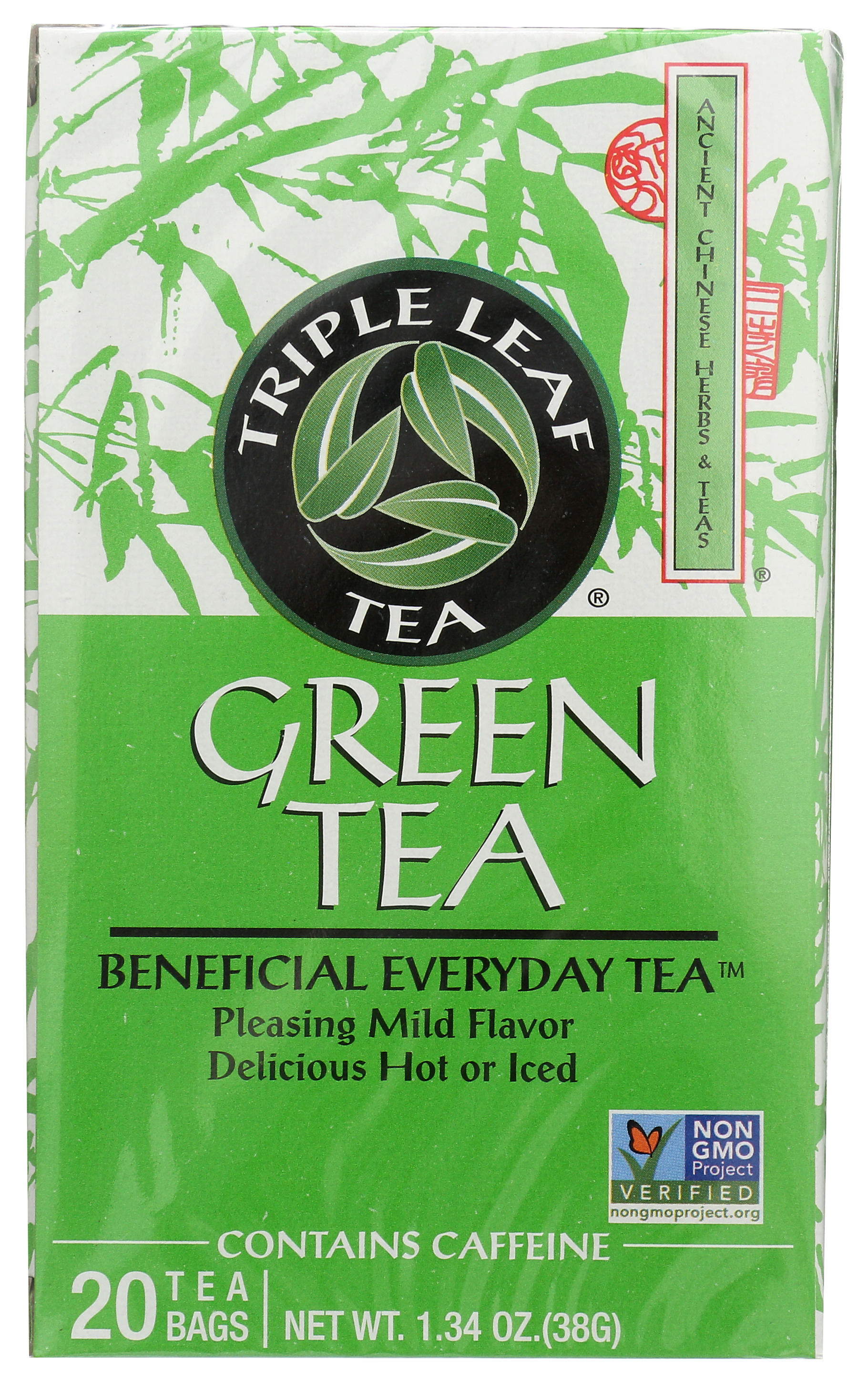 Triple Leaf Tea Green Beneficial Everyday 20 Bags