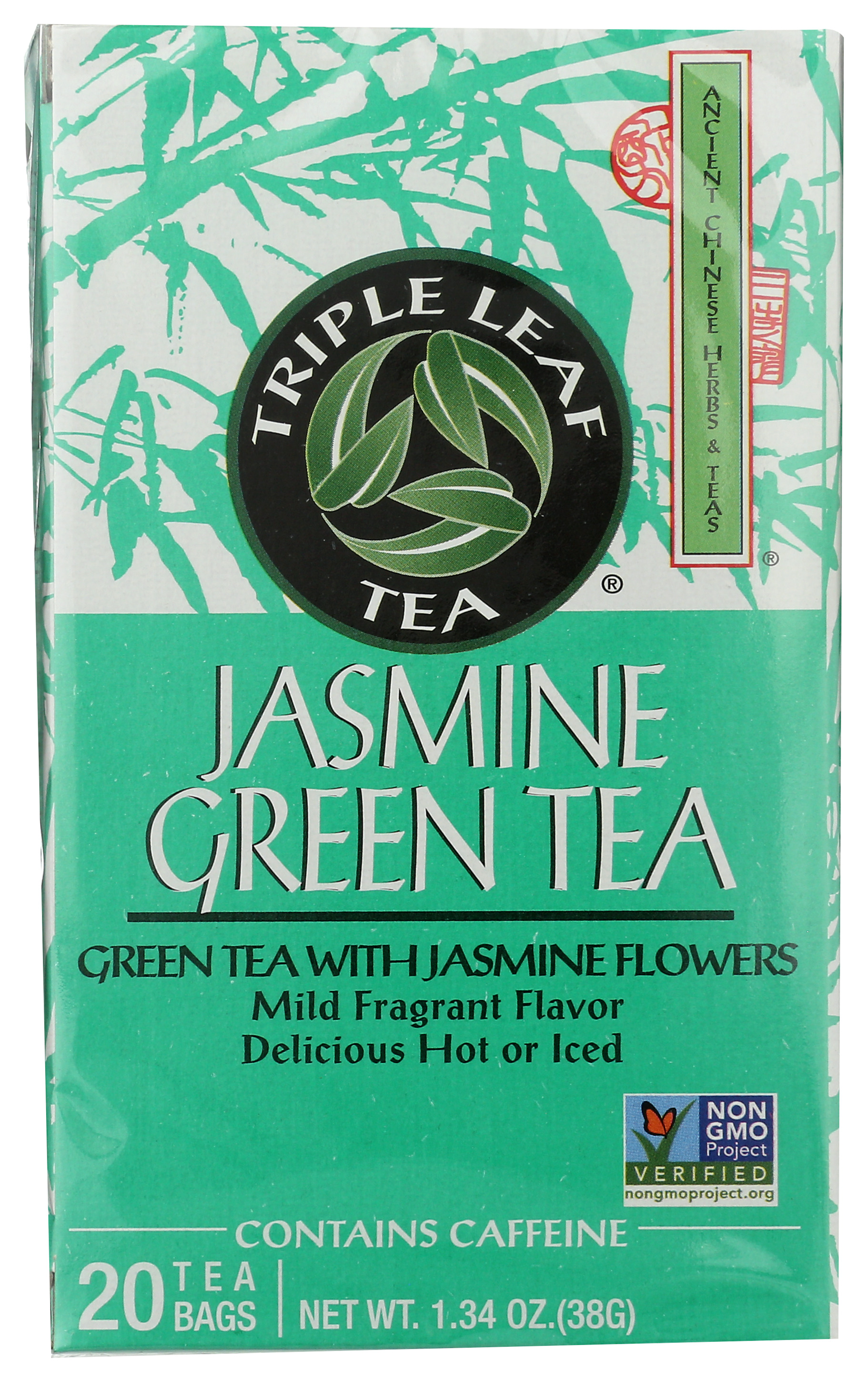 Triple Leaf Tea Green Jasmine Flavor 20 Bags