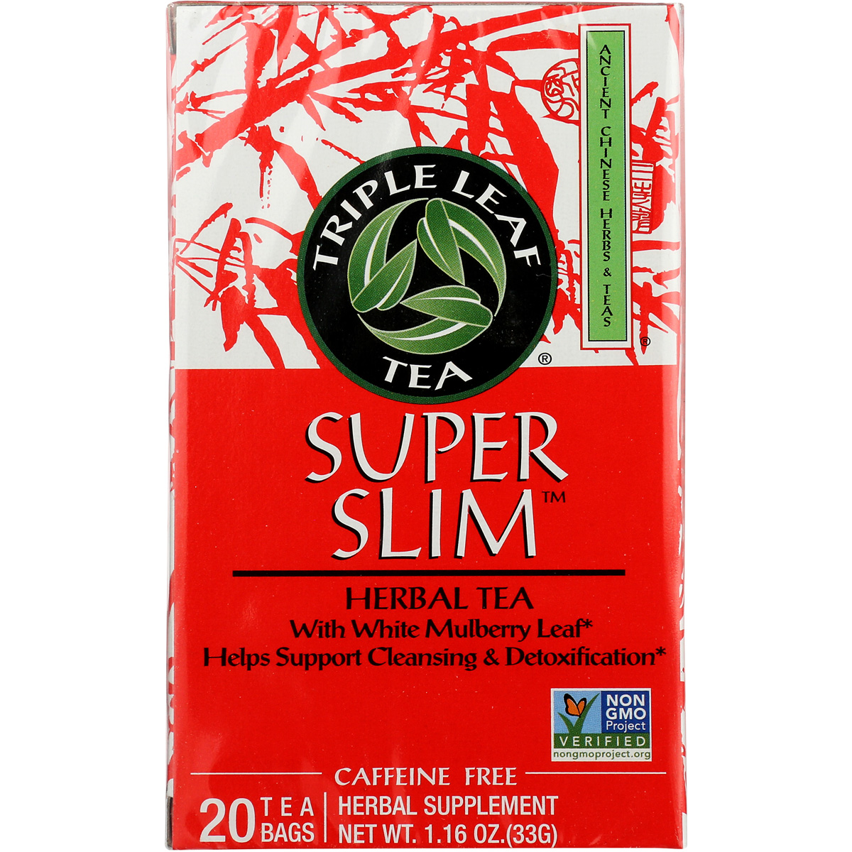 Triple Leaf Tea Super Slim Herbal 20 Bags Detox Rice Seeds